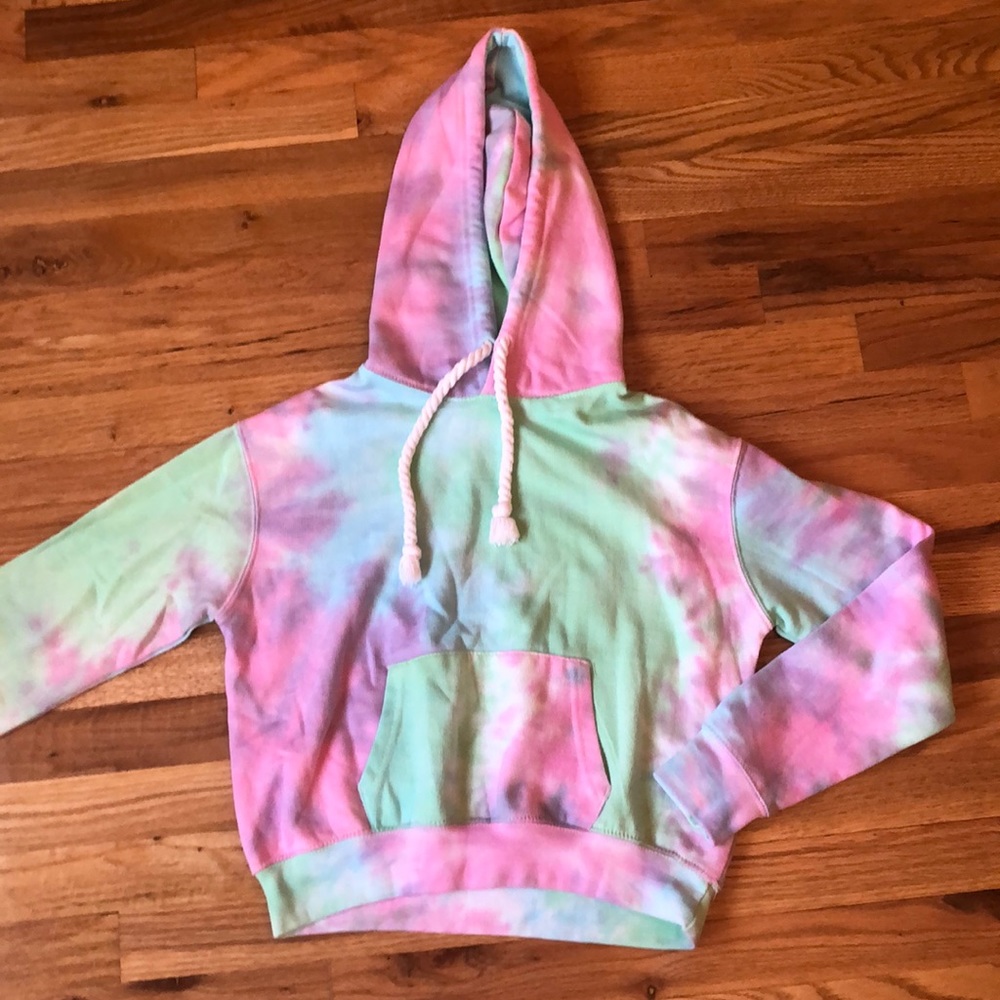 Tye Dye Cropped Sweatshirt